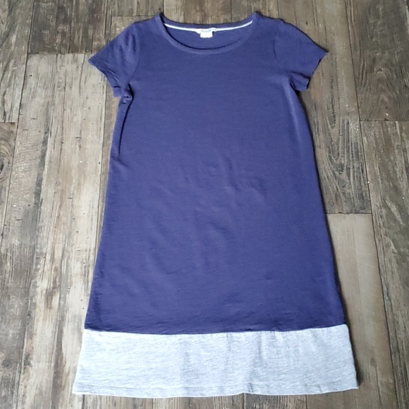 Boden Slub Colorblock Short Sleeve T Shirt Dress - Picture 5 of 8